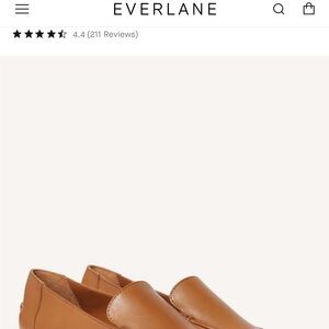 Everlane Tan Leather Modern Loafers